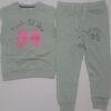 Kids Premium Lt. Green Sweatshirt & Joggers Set – Soft & Cozy Winter Wear
