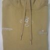 Men’s Premium Graphic Back Print Hoodie – Yellow/Tan