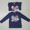 Girls’ Magical Long Sleeve Sequin Tee – Navy Blue
