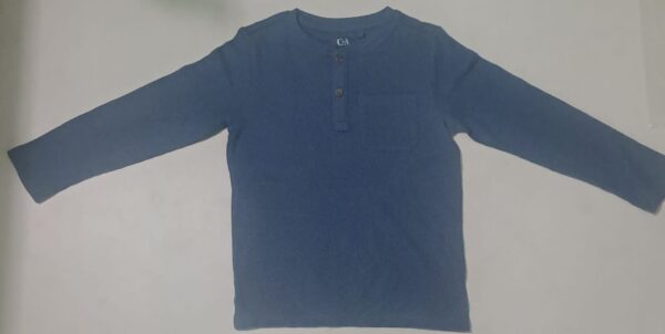 Boys’ Long Sleeve Seraphine Neck Tee – Soft Winter Rib Fabric