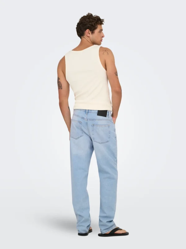 Gap Woven Denim Pant – Light Blue