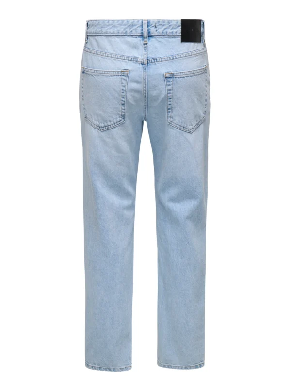 ONLY & SONS Men’s Light Blue Woven Denim Pant