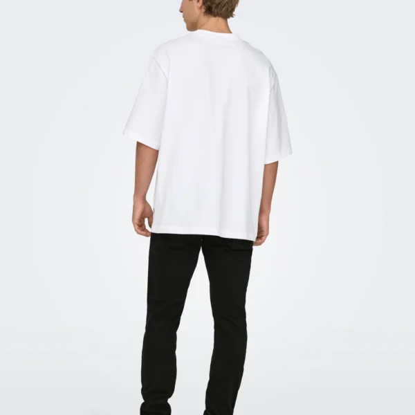 Men’s Classic Slim Fit Only & Sons Woven Denim Black Pant